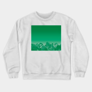 Green crystal cluster Crewneck Sweatshirt